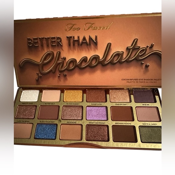 Too Faced “Better Than Chocolate” - Full Size Eyeshadow Palette NEW IN BOX - Picture 4 of 8